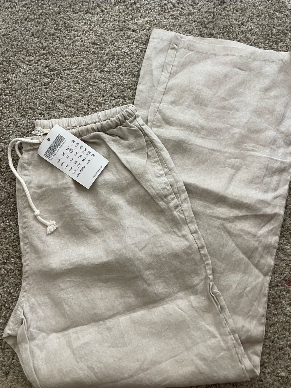 nwt brandy melville wideleg pants